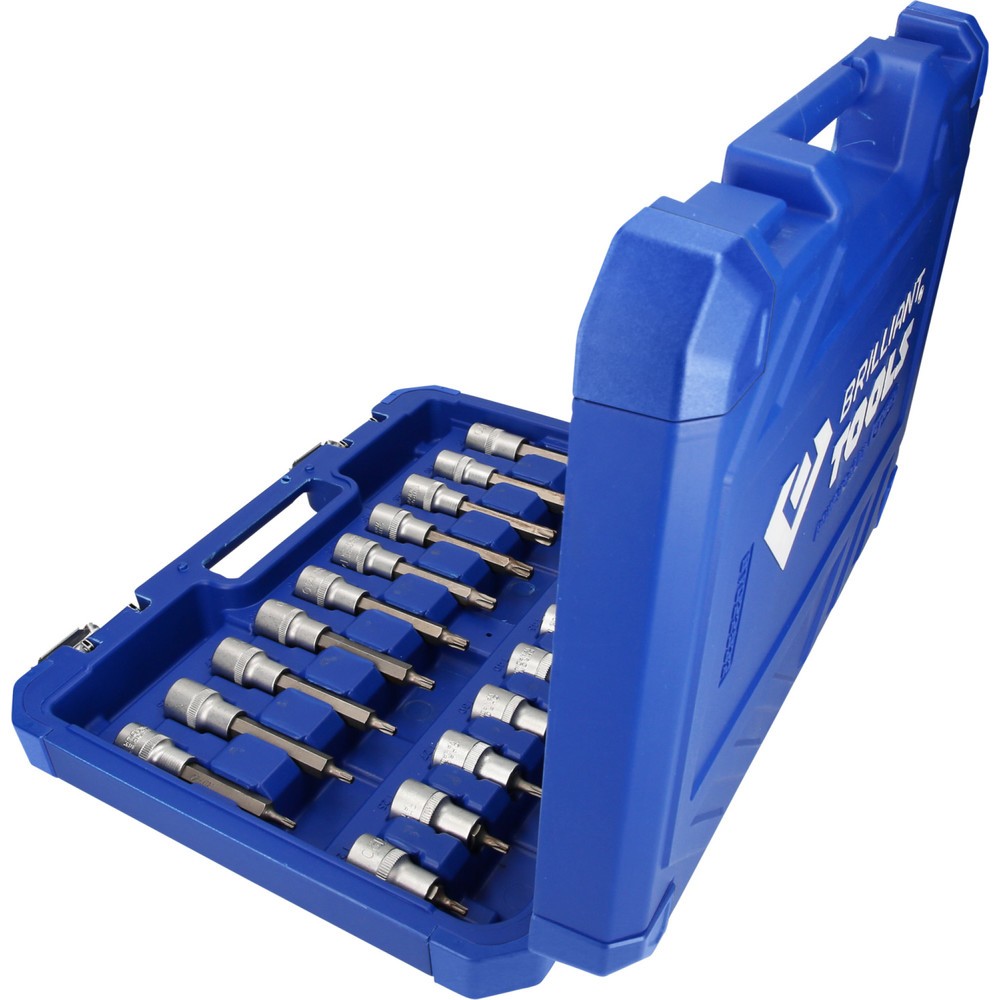 Produktabbildung Nr. 3: BRILLIANT TOOLS 1/2" Steckschlüssel-Satz, 32-tlg, Torx-Profil