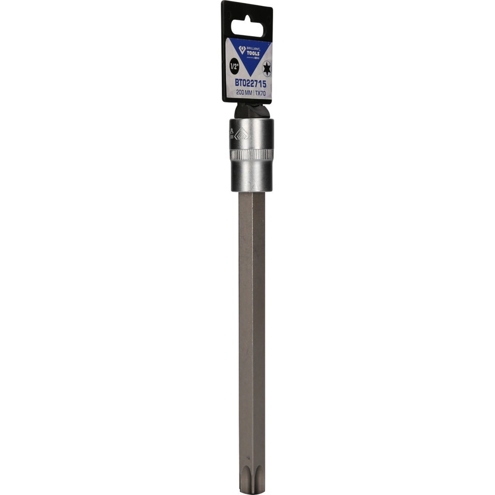 Produktabbildung Nr. 8: BRILLIANT TOOLS 1/2" Torx-Bit-Stecknuss, 200 mm lang, T70