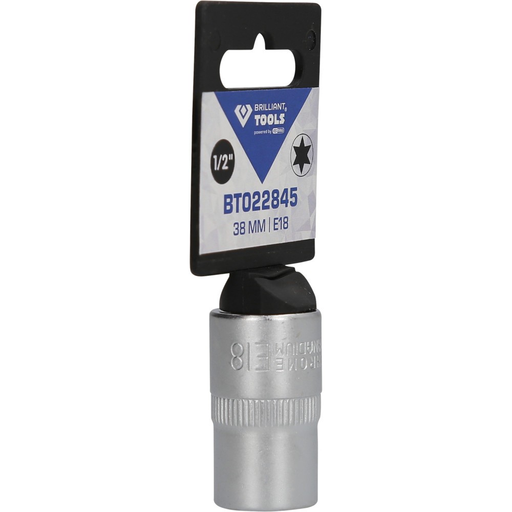 Produktabbildung Nr. 8: BRILLIANT TOOLS 1/2" Torx-E-Stecknuss, E18