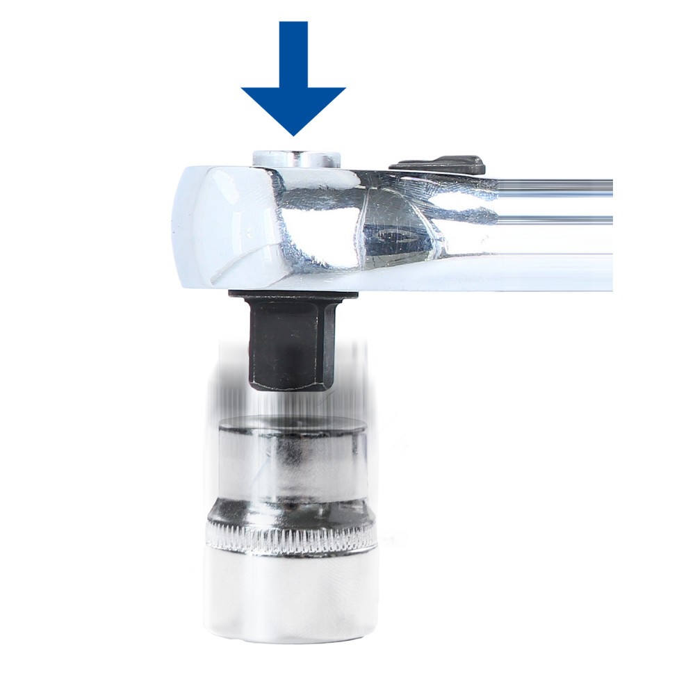 Produktabbildung Nr. 8: BRILLIANT TOOLS 1/2" Umschaltknarre mit Metallgriff