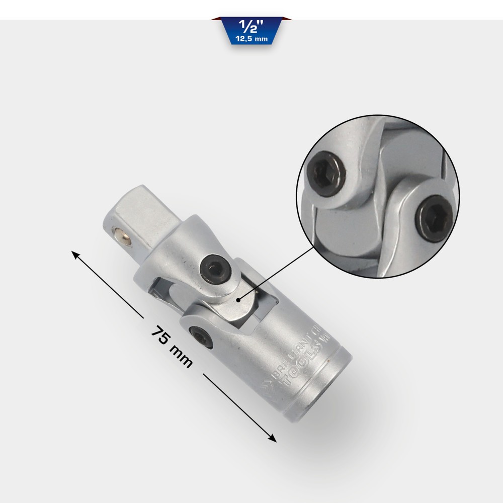 Produktabbildung Nr. 11: BRILLIANT TOOLS 1/2" Universalgelenk