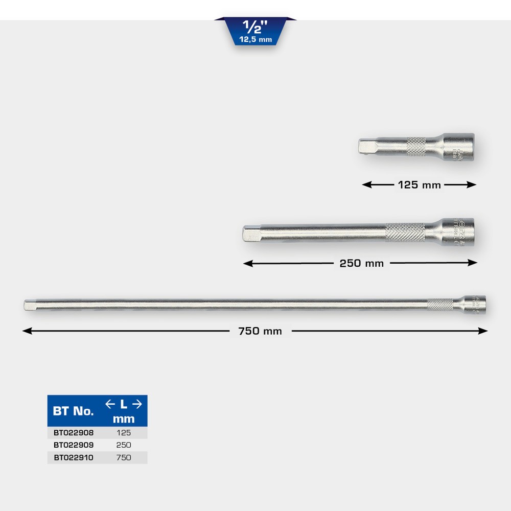 Produktabbildung Nr. 7: BRILLIANT TOOLS 1/2" Verlängerung, 125 mm