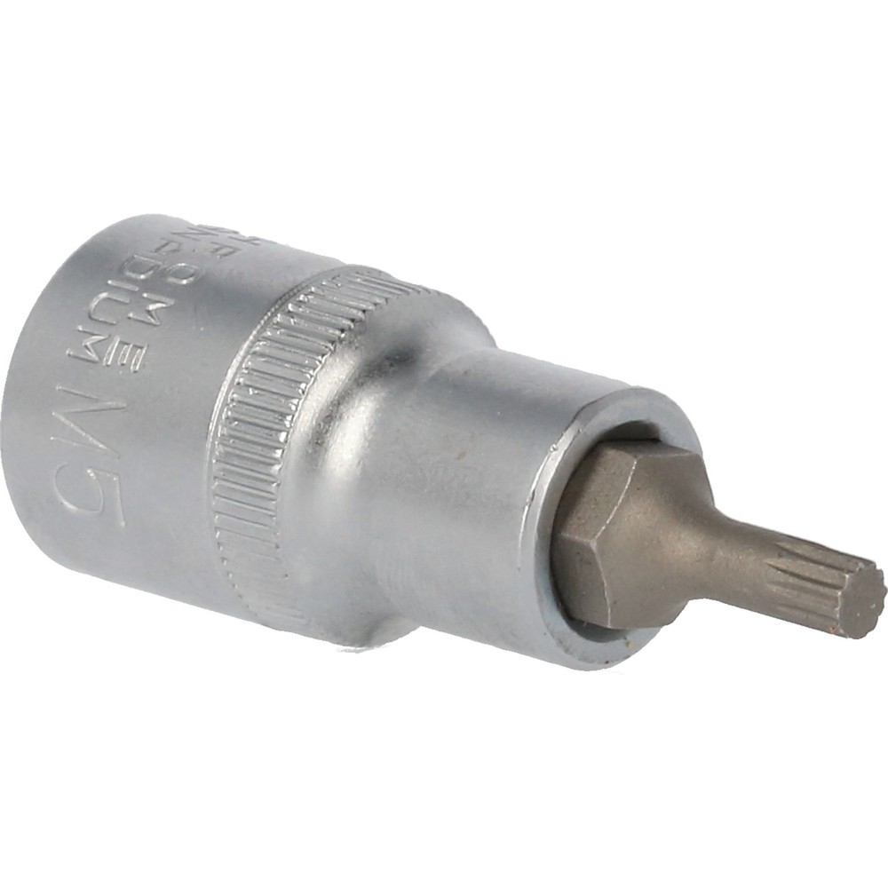 Produktabbildung: BRILLIANT TOOLS 1/2" Vielzahn-Bit-Stecknuss, 55 mm lang, M5