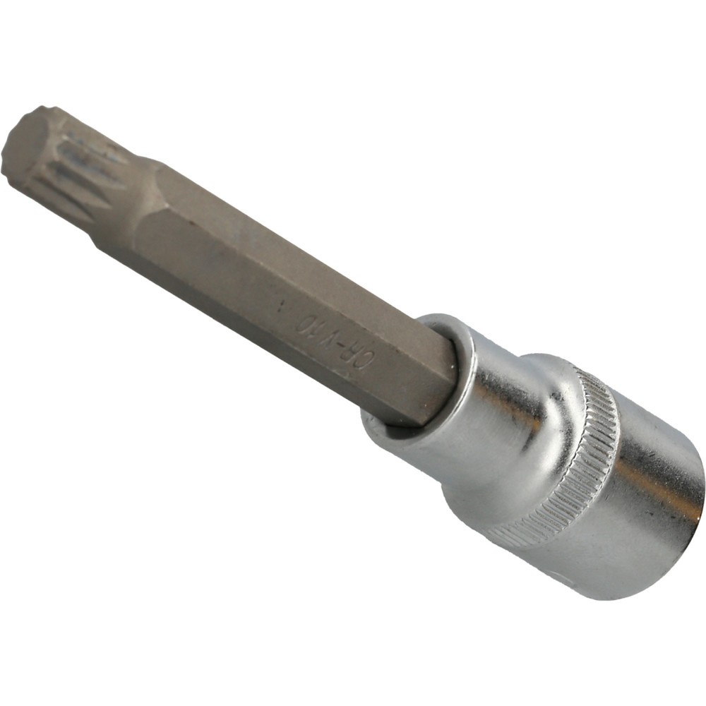 Produktabbildung Nr. 1: BRILLIANT TOOLS 1/2" Vielzahn-Bit-Stecknuss, 100 mm lang, M14