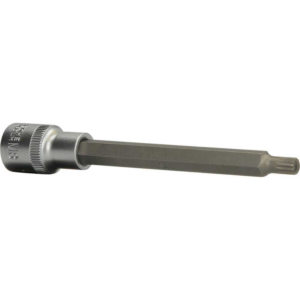 Produktabbildung Nr. 1: BRILLIANT TOOLS 1/2" Vielzahn-Bit-Stecknuss, 140 mm lang, M8