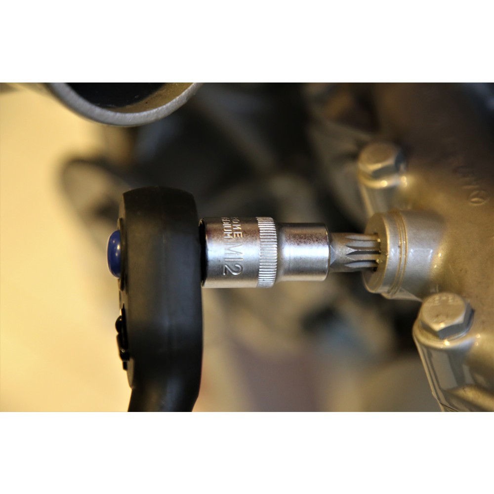 Produktabbildung Nr. 13: BRILLIANT TOOLS 1/2" Vielzahn-Bit-Stecknuss, 55 mm lang, M12