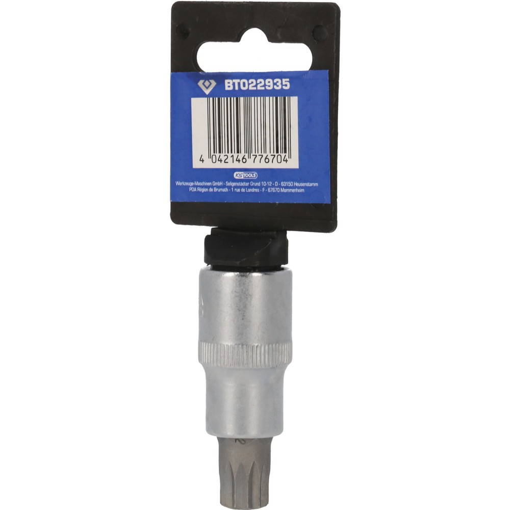 Produktabbildung Nr. 8: BRILLIANT TOOLS 1/2" Vielzahn-Bit-Stecknuss, 55 mm lang, M12