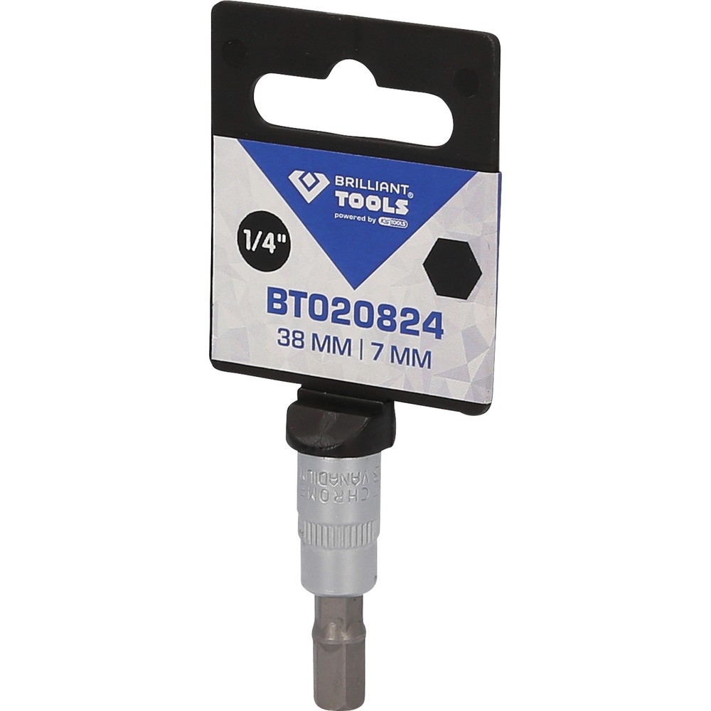 Produktabbildung Nr. 5: BRILLIANT TOOLS 1/4" Innensechskant Bit-Stecknuss, 7 mm