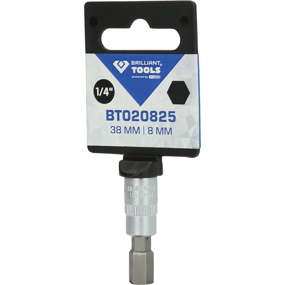 Produktabbildung Nr. 5: BRILLIANT TOOLS 1/4" Innensechskant Bit-Stecknuss, 8 mm