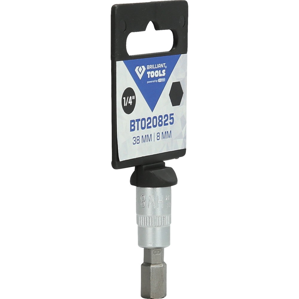 Produktabbildung Nr. 8: BRILLIANT TOOLS 1/4" Innensechskant Bit-Stecknuss, 8 mm