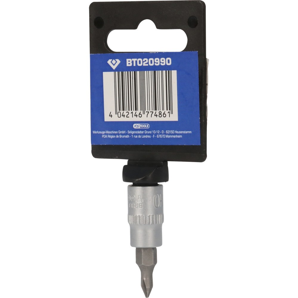 Produktabbildung Nr. 8: BRILLIANT TOOLS 1/4" PH Kreuzschlitz Bit-Stecknuss, PH0