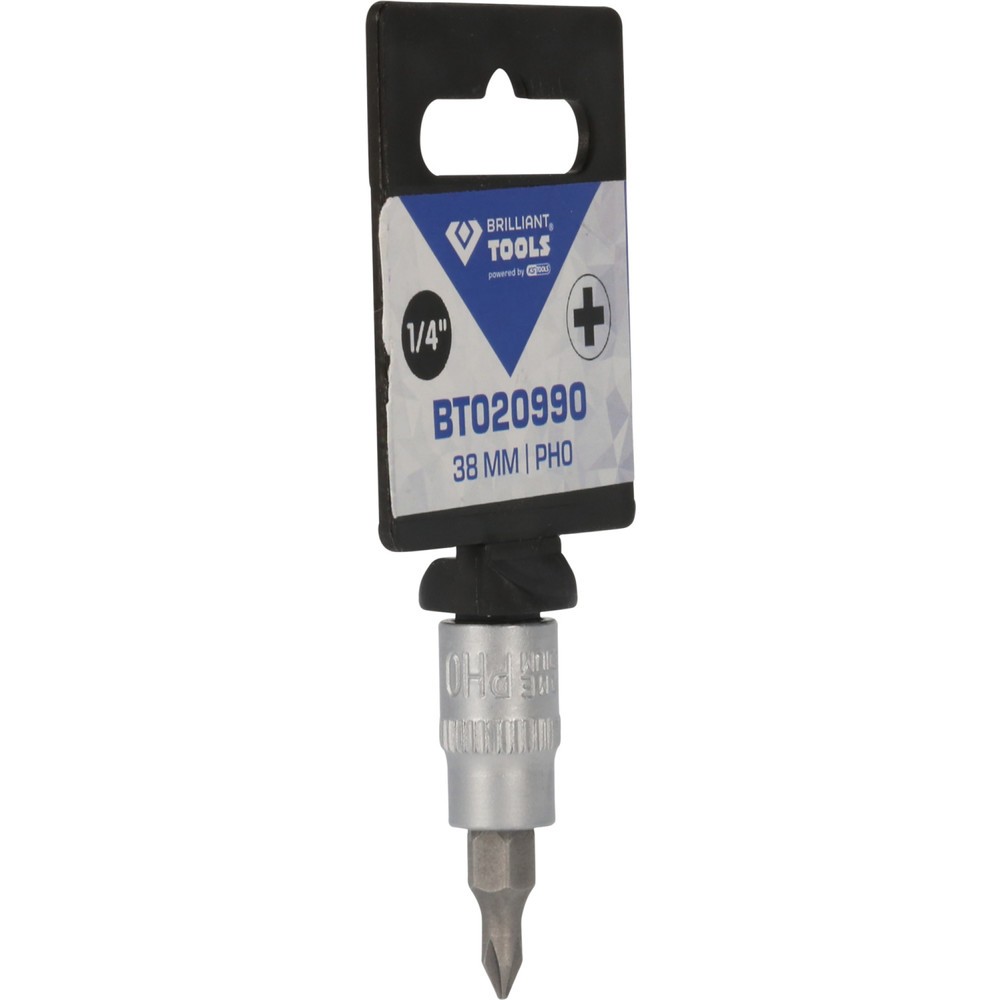 Produktabbildung Nr. 9: BRILLIANT TOOLS 1/4" PH Kreuzschlitz Bit-Stecknuss, PH0