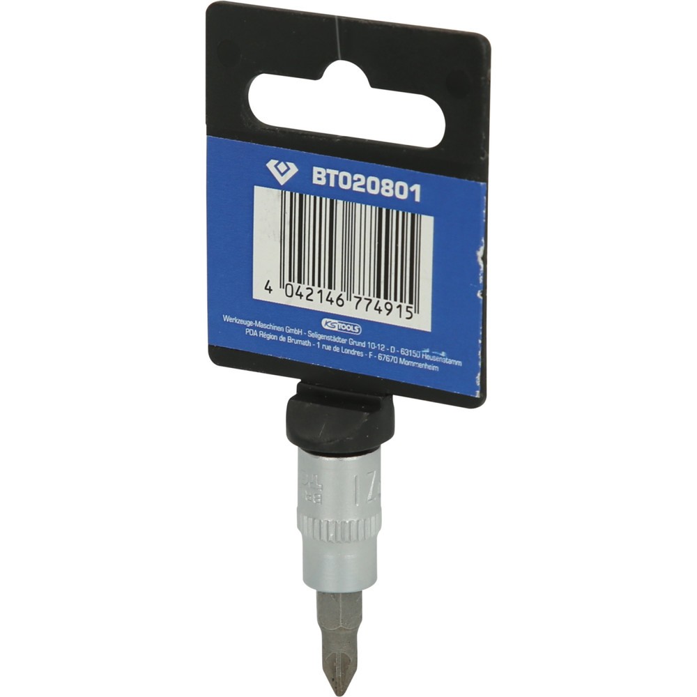 Produktabbildung Nr. 8: BRILLIANT TOOLS 1/4" PZ Kreuzschlitz Bit-Stecknuss, PZ1