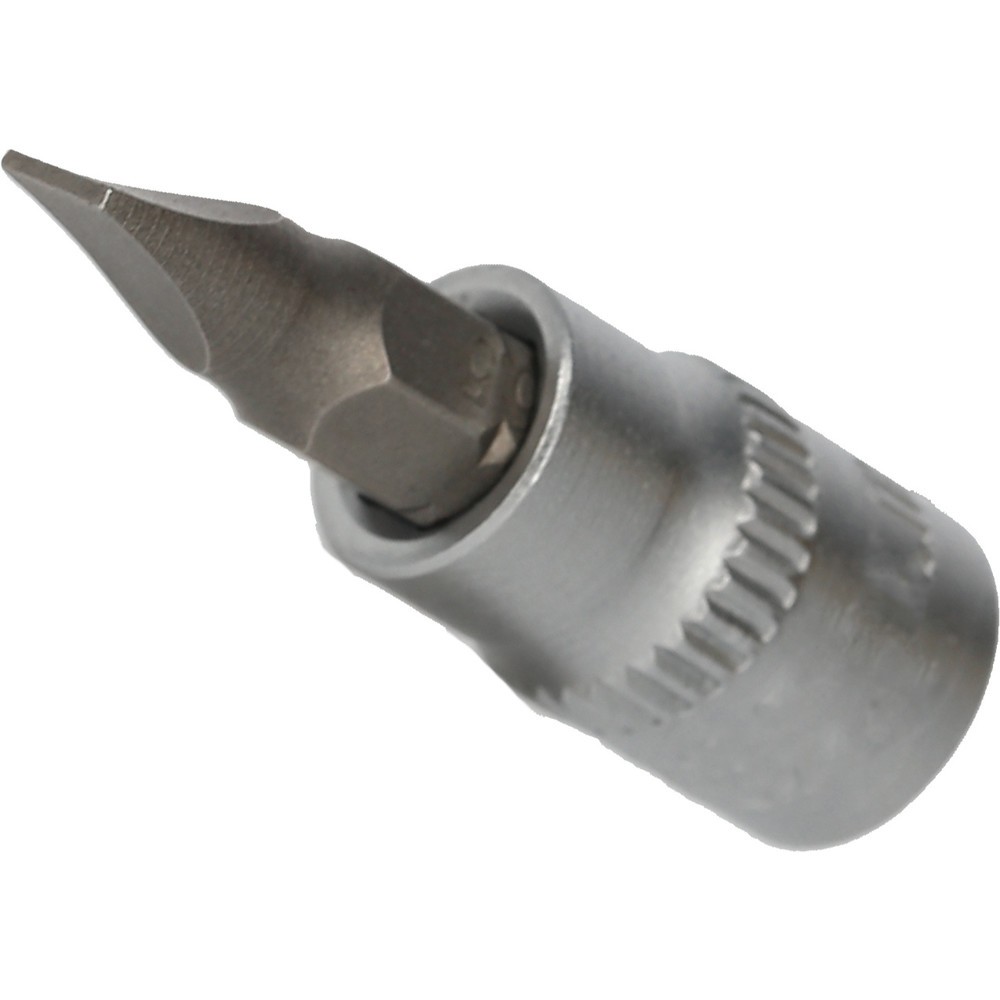 Produktabbildung: BRILLIANT TOOLS 1/4" Schlitz Bit-Stecknuss, 0,8 x 4 mm