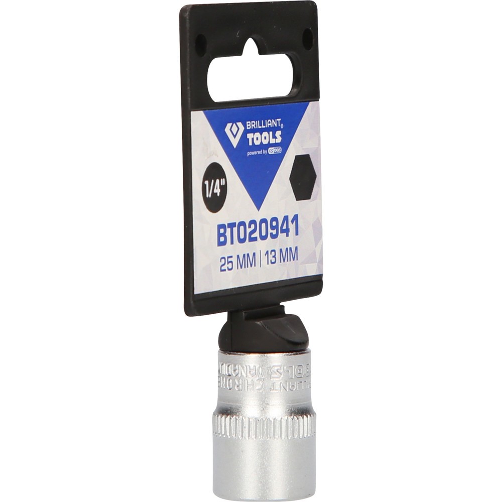 Produktabbildung Nr. 8: BRILLIANT TOOLS 1/4" Sechskant-Stecknuss, 13 mm