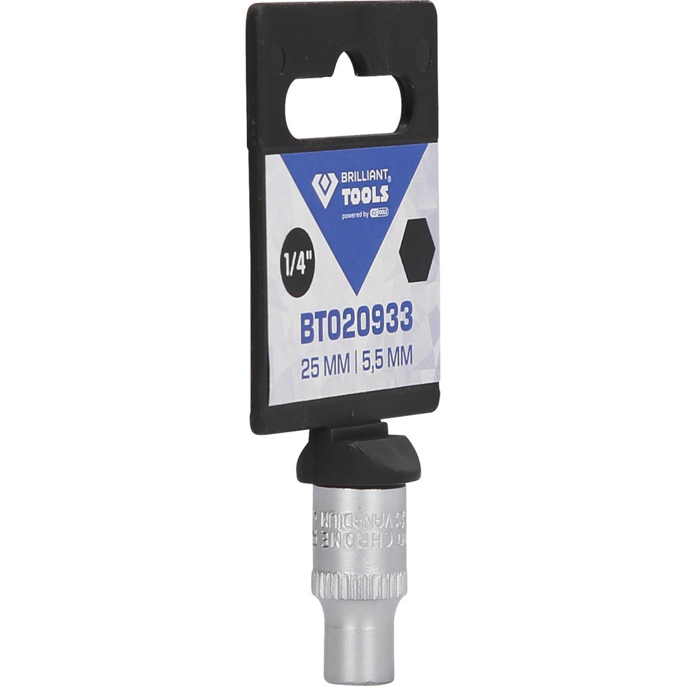 Produktabbildung Nr. 8: BRILLIANT TOOLS 1/4" Sechskant-Stecknuss, 5,5 mm