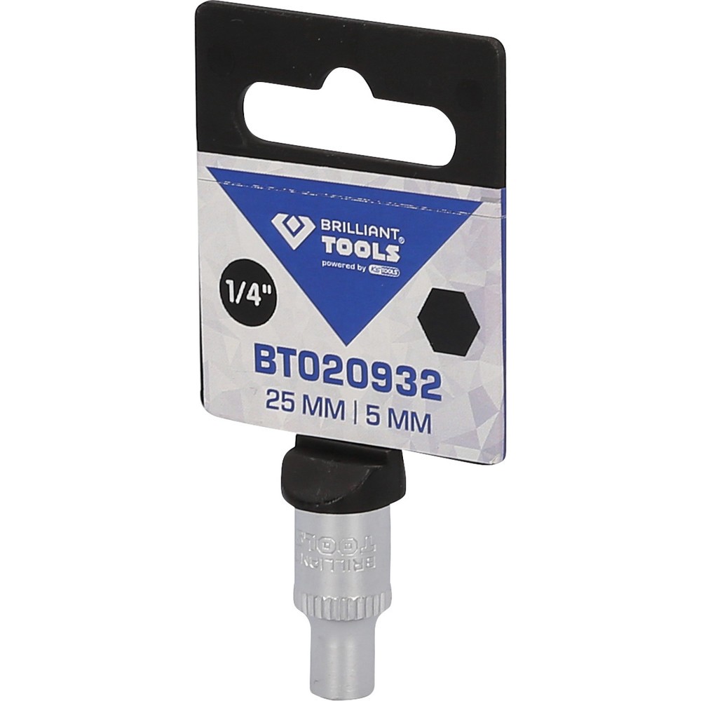 Produktabbildung Nr. 5: BRILLIANT TOOLS 1/4" Sechskant-Stecknuss, 5 mm