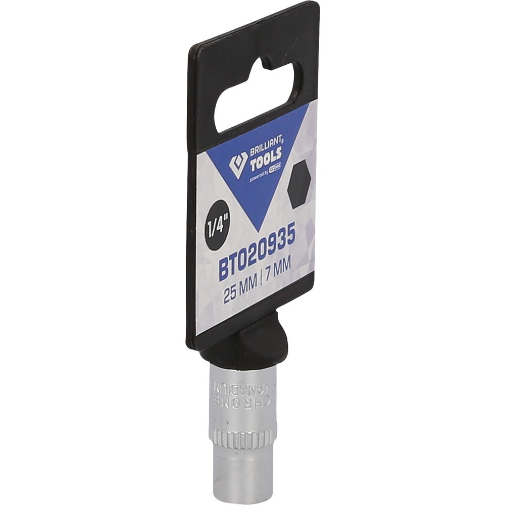 Produktabbildung Nr. 8: BRILLIANT TOOLS 1/4" Sechskant-Stecknuss, 7 mm