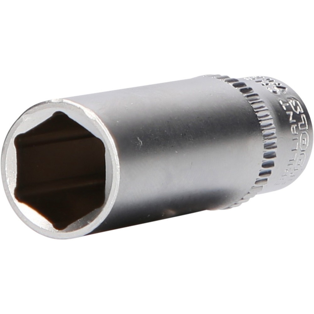 Produktabbildung: BRILLIANT TOOLS 1/4" Sechskant-Stecknuss, lange Ausführung, 12 mm