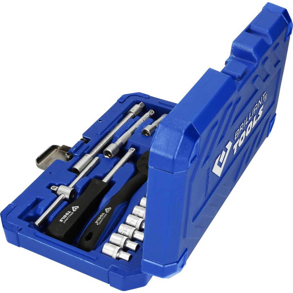 Produktabbildung Nr. 3: BRILLIANT TOOLS 1/4" Steckschlüssel-Satz, 46-tlg