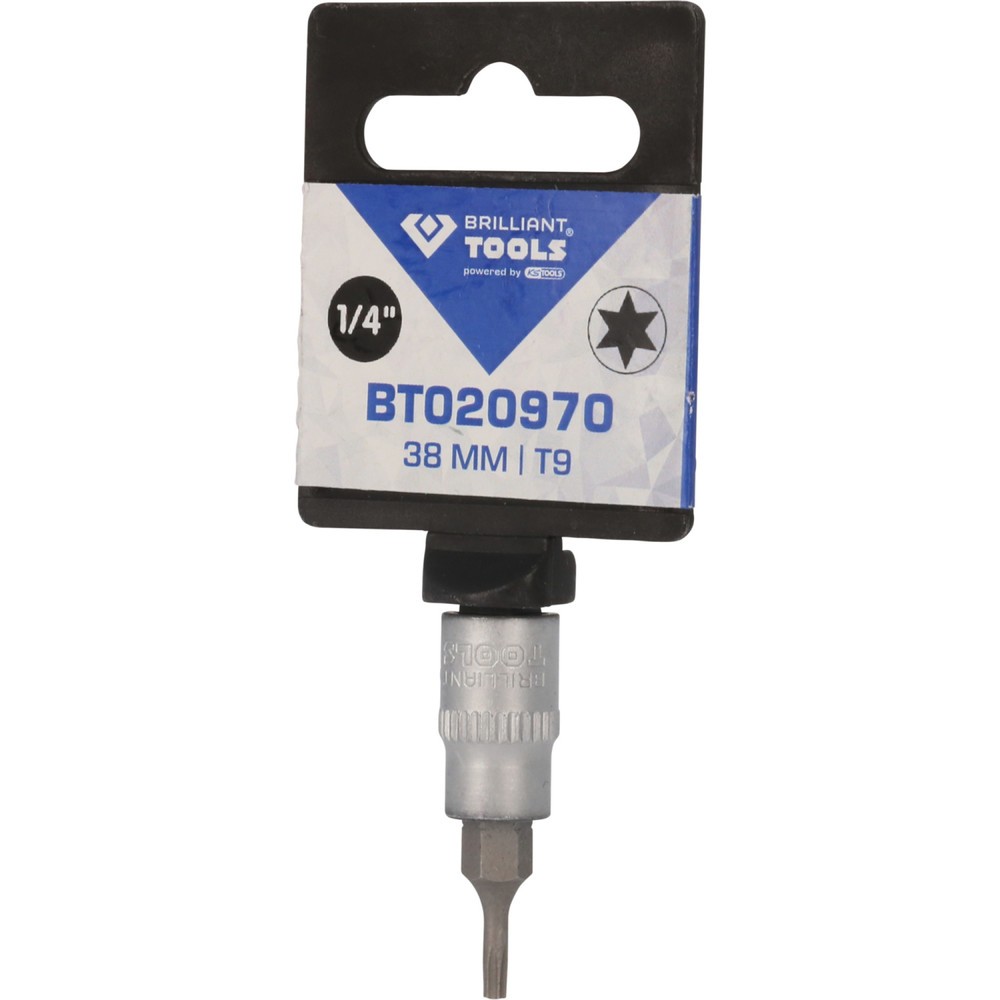 Produktabbildung Nr. 6: BRILLIANT TOOLS 1/4" Torx-Bit-Stecknuss, T9