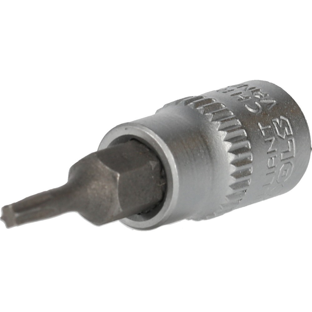 Produktabbildung: BRILLIANT TOOLS 1/4" Torx-Bit-Stecknuss, mit Stirnlochbohrung, TB9