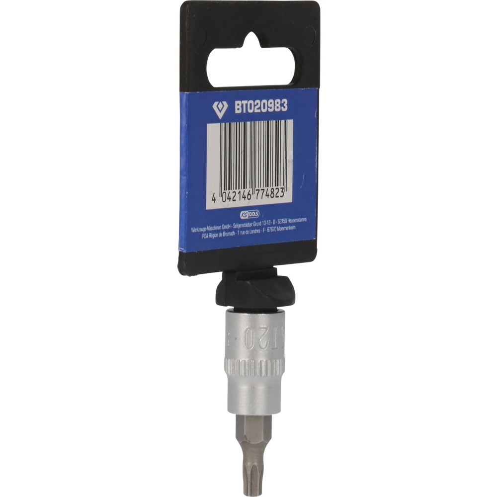 Produktabbildung Nr. 6: BRILLIANT TOOLS 1/4" Torx-Bit-Stecknuss, mit Stirnlochbohrung, TB20