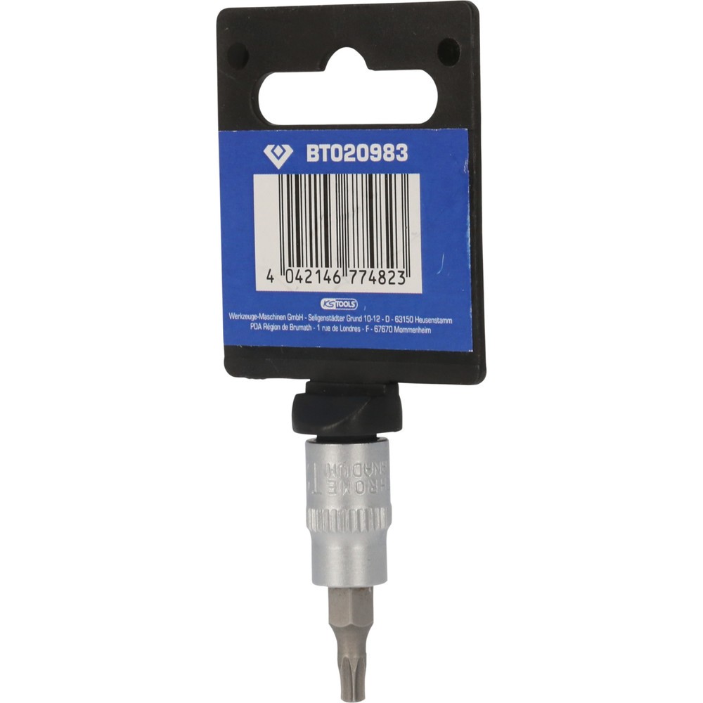 Produktabbildung Nr. 7: BRILLIANT TOOLS 1/4" Torx-Bit-Stecknuss, mit Stirnlochbohrung, TB20