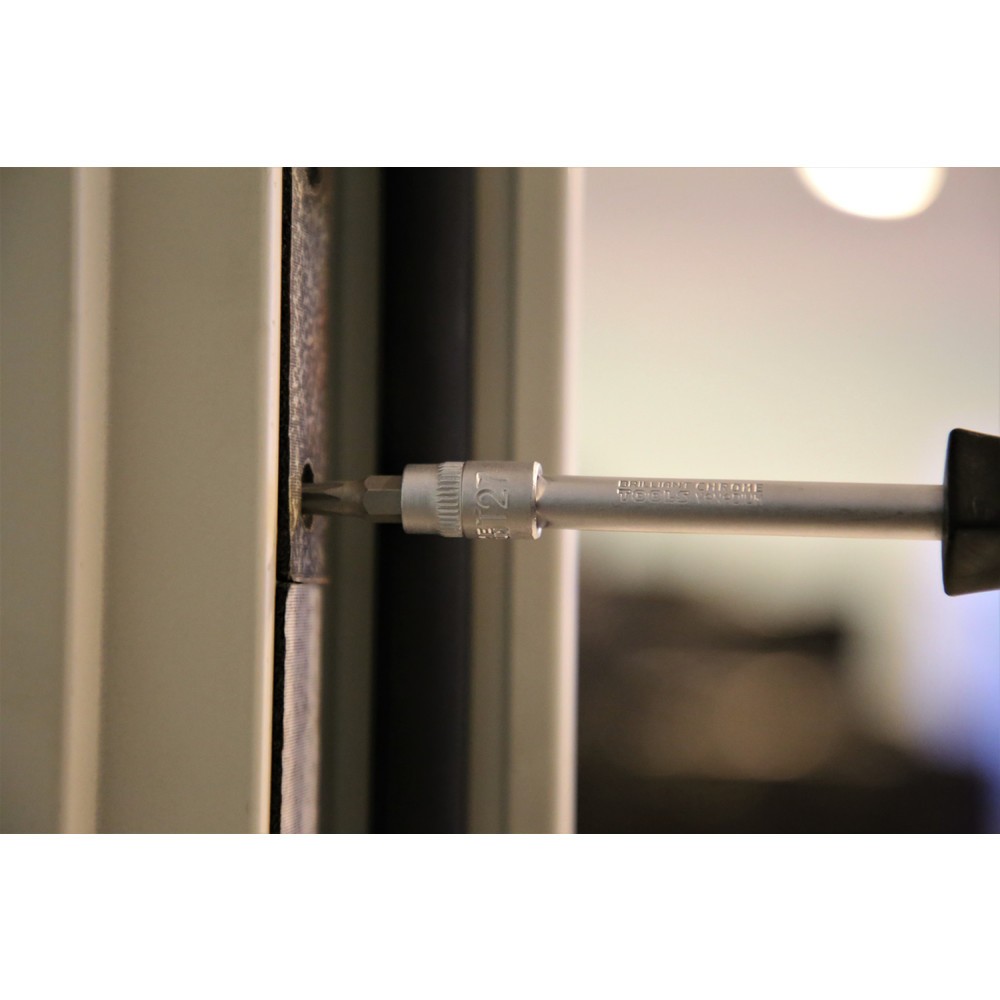 Produktabbildung Nr. 12: BRILLIANT TOOLS 1/4" Torx-Bit-Stecknuss, mit Stirnlochbohrung, TB27