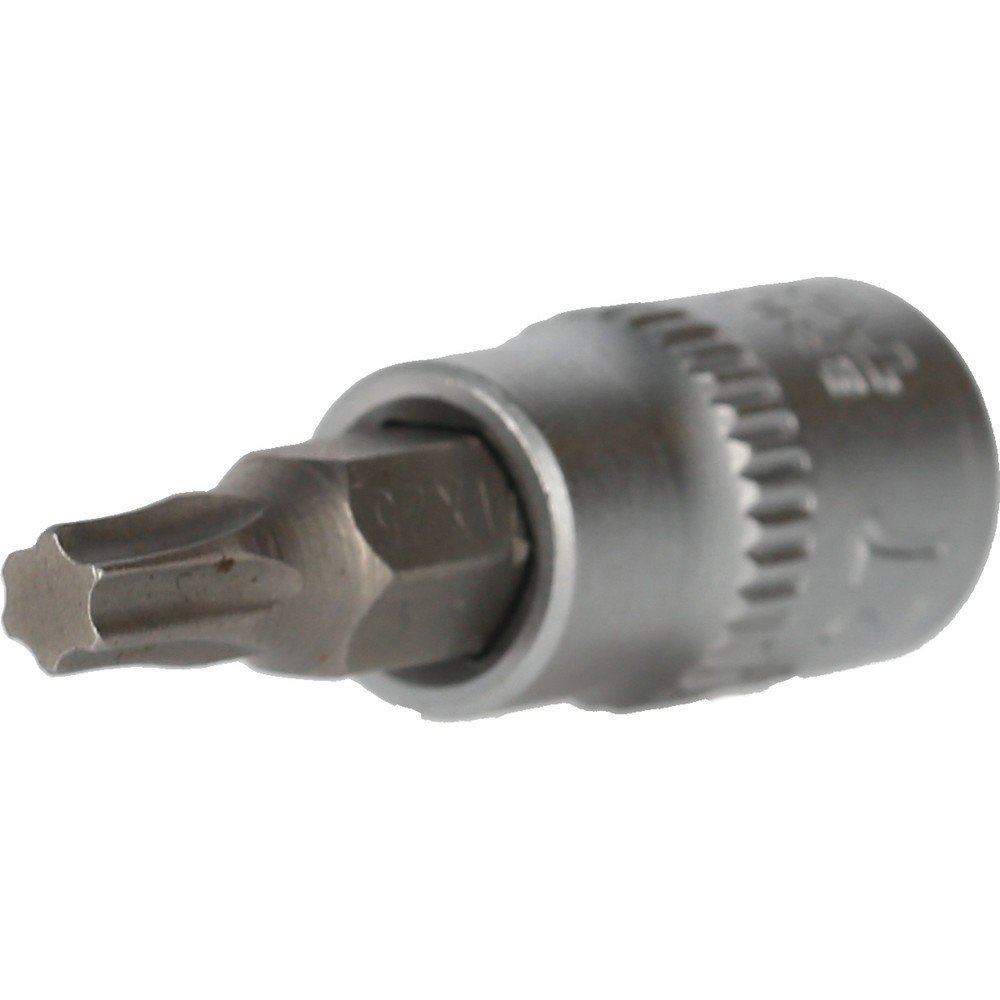 Produktabbildung: BRILLIANT TOOLS 1/4" Torx-Bit-Stecknuss, mit Stirnlochbohrung, TB27