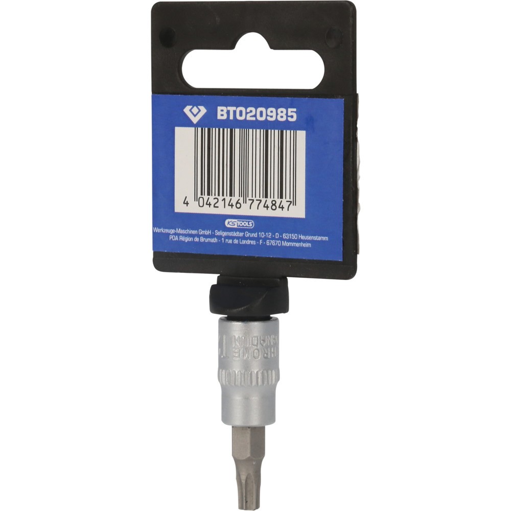 Produktabbildung Nr. 7: BRILLIANT TOOLS 1/4" Torx-Bit-Stecknuss, mit Stirnlochbohrung, TB27