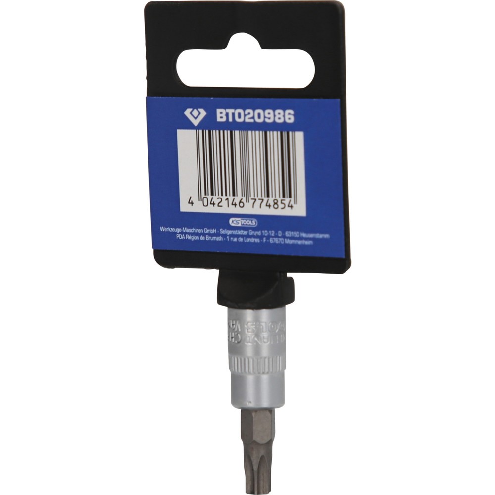 Produktabbildung Nr. 7: BRILLIANT TOOLS 1/4" Torx-Bit-Stecknuss, mit Stirnlochbohrung, TB30