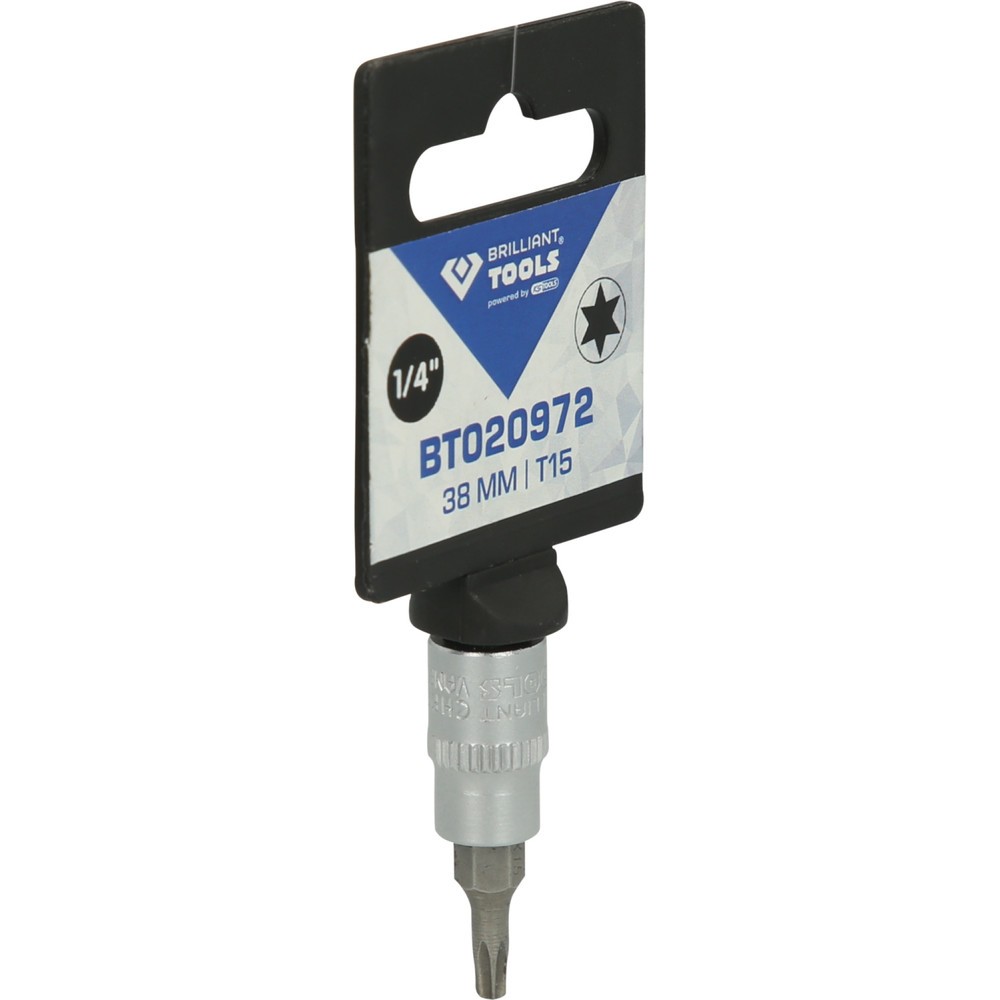 Produktabbildung Nr. 8: BRILLIANT TOOLS 1/4" Torx-Bit-Stecknuss, T15