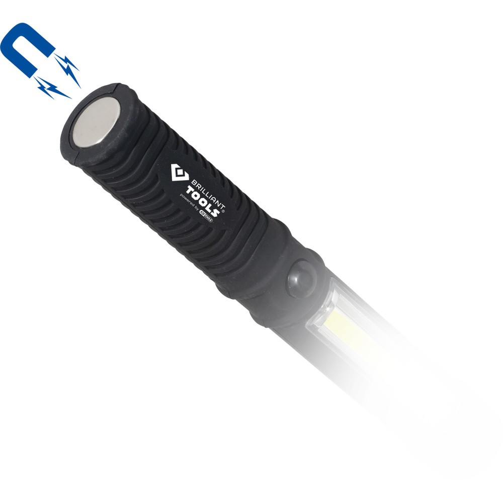 Produktabbildung Nr. 5: BRILLIANT TOOLS 2 in 1 COB-Taschenlampe mit 140 Lumen