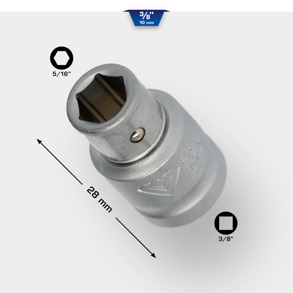 Produktabbildung Nr. 11: BRILLIANT TOOLS 3/8" Bit-Adapter auf 8 mm