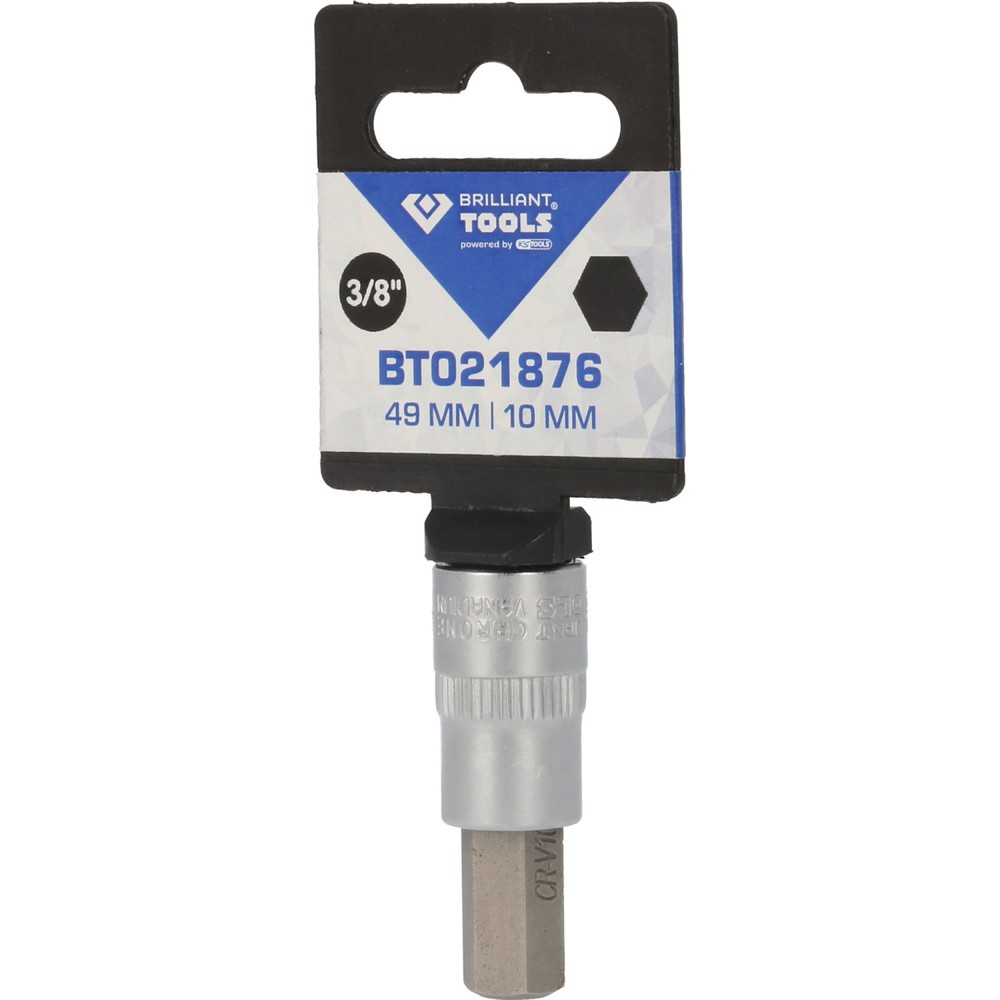Produktabbildung Nr. 6: BRILLIANT TOOLS 3/8" Innensechskant Bit-Stecknuss, 10 mm