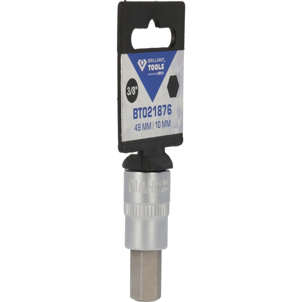 Produktabbildung Nr. 9: BRILLIANT TOOLS 3/8" Innensechskant Bit-Stecknuss, 10 mm