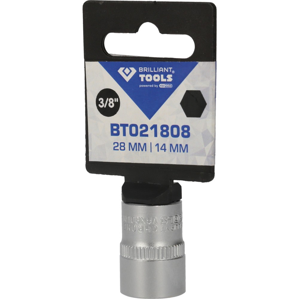 Produktabbildung Nr. 5: BRILLIANT TOOLS 3/8" Sechskant-Stecknuss, 14 mm