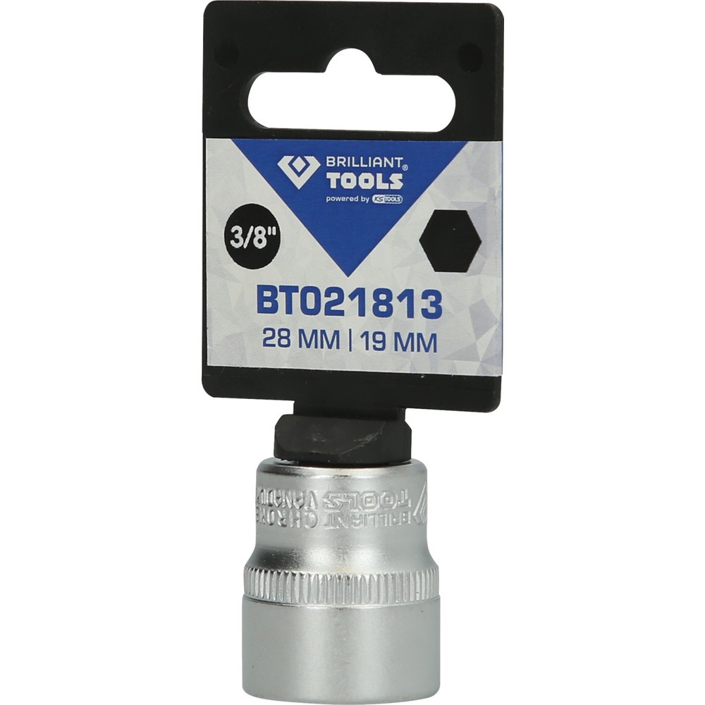 Produktabbildung Nr. 5: BRILLIANT TOOLS 3/8" Sechskant-Stecknuss, 19 mm