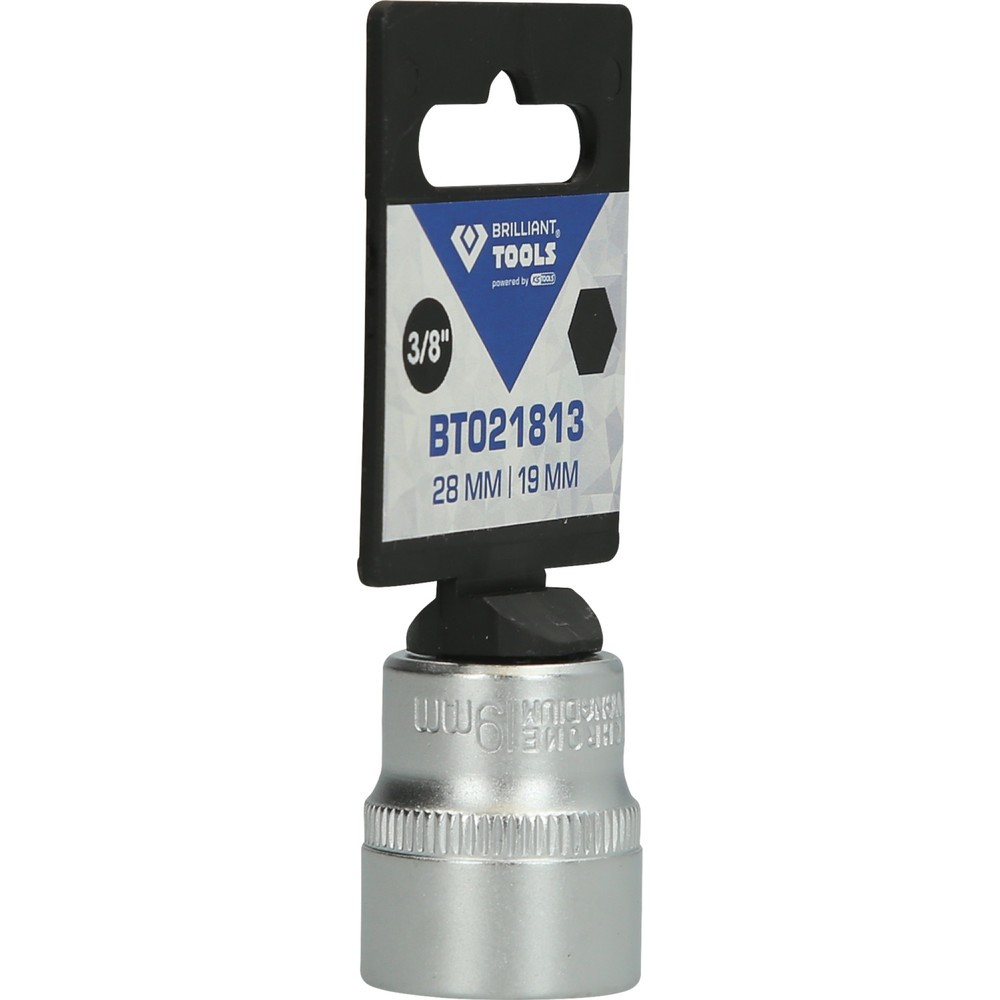 Produktabbildung Nr. 8: BRILLIANT TOOLS 3/8" Sechskant-Stecknuss, 19 mm