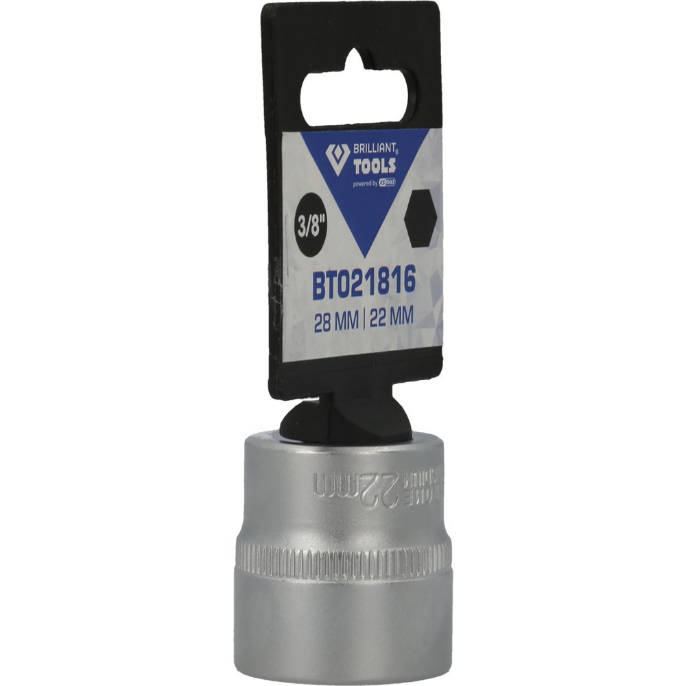 Produktabbildung Nr. 8: BRILLIANT TOOLS 3/8" Sechskant-Stecknuss, 22 mm