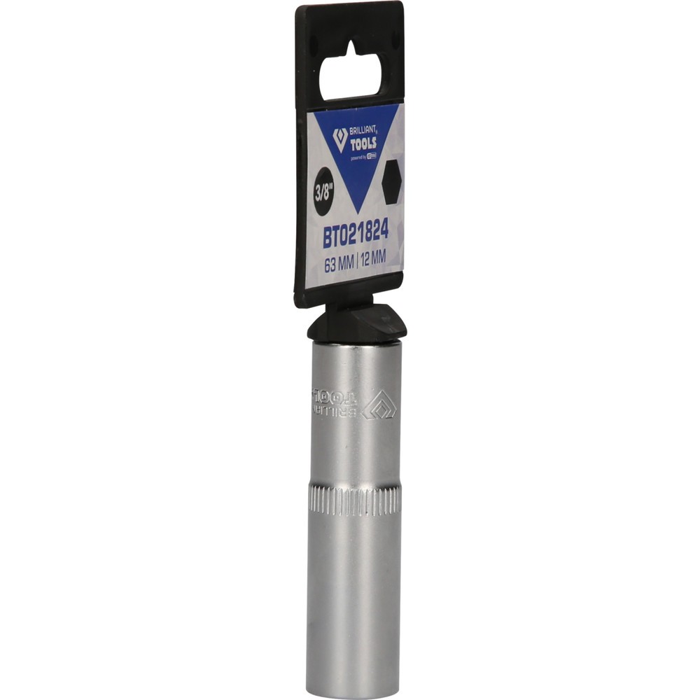 Produktabbildung Nr. 8: BRILLIANT TOOLS 3/8" Sechskant-Stecknuss, lange Ausführung, 12 mm