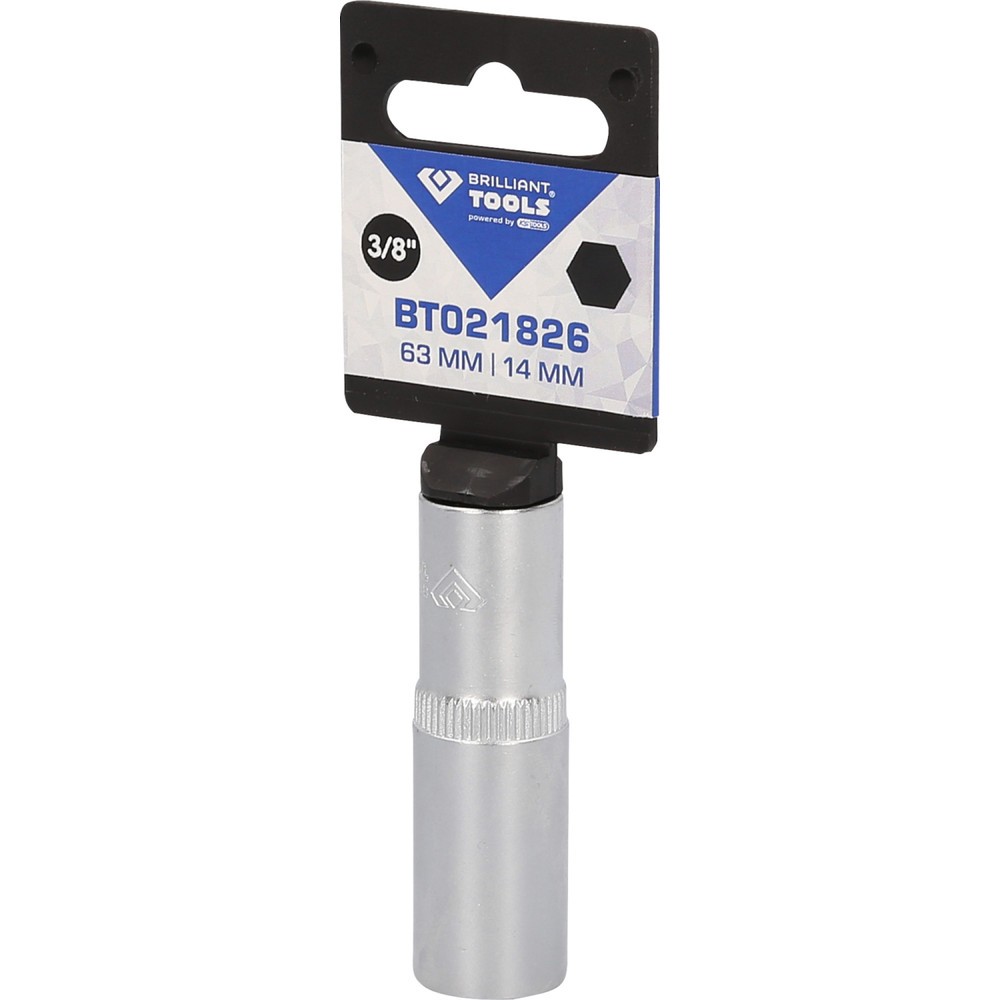 Produktabbildung Nr. 5: BRILLIANT TOOLS 3/8" Sechskant-Stecknuss, lange Ausführung, 14 mm