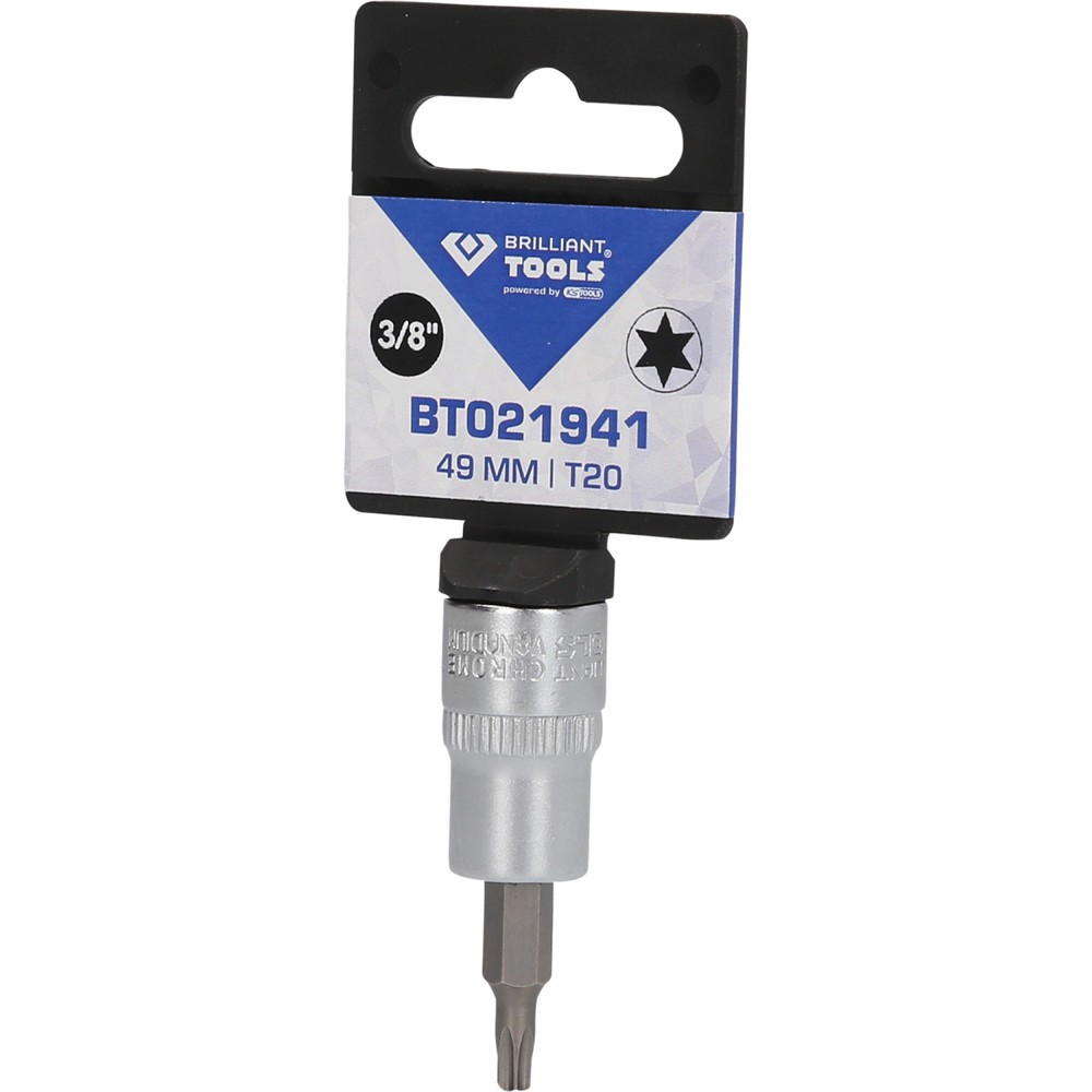 Produktabbildung Nr. 5: BRILLIANT TOOLS 3/8" Torx-Bit-Stecknuss, T20