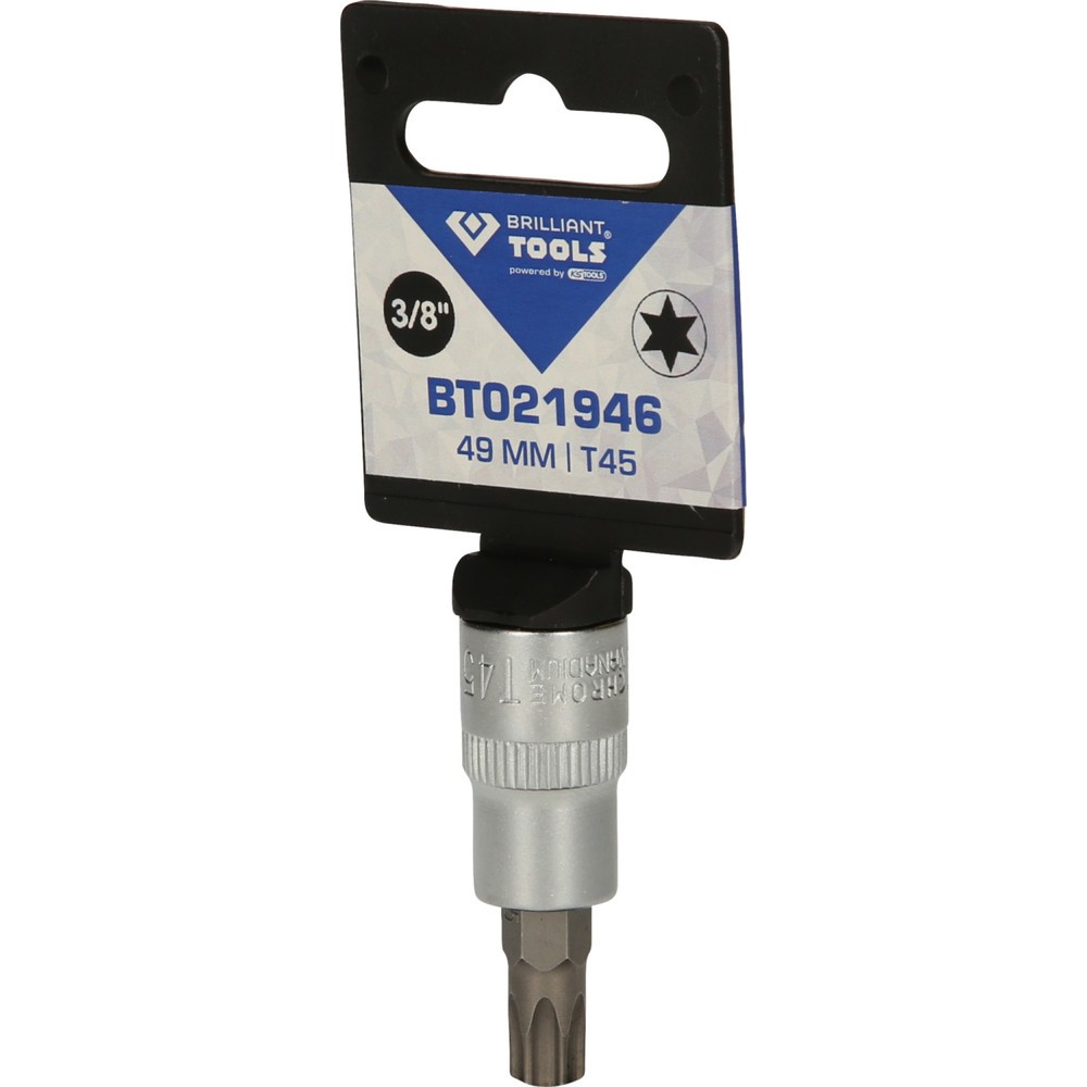Produktabbildung Nr. 5: BRILLIANT TOOLS 3/8" Torx-Bit-Stecknuss, T45