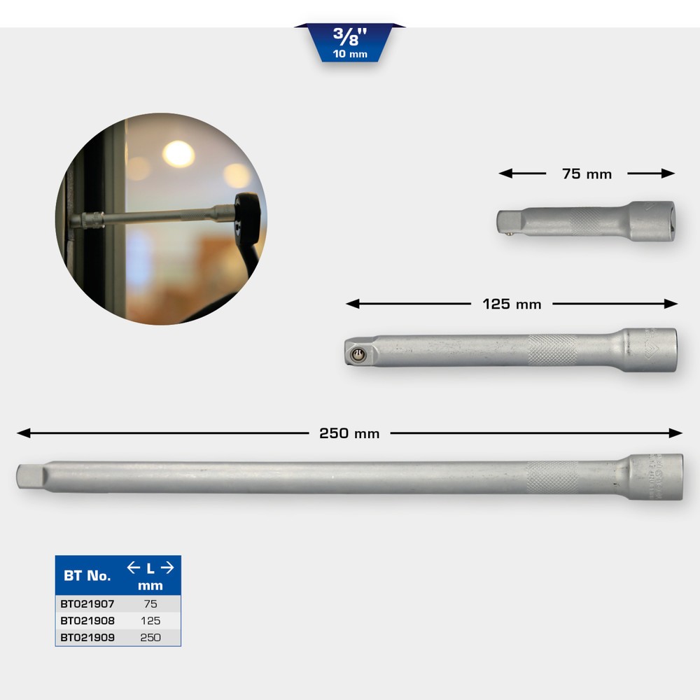 Produktabbildung Nr. 11: BRILLIANT TOOLS 3/8" Verlängerung, 125 mm