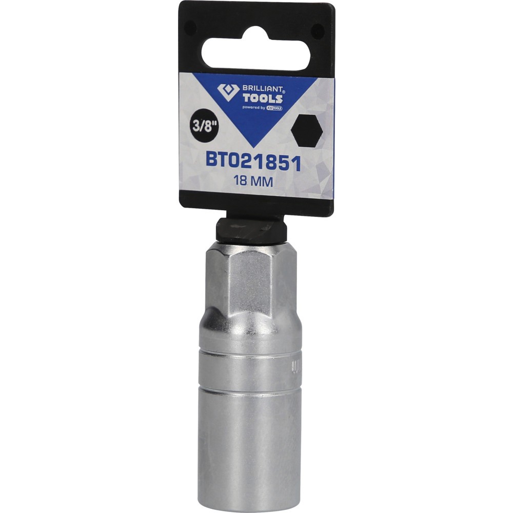 Produktabbildung Nr. 5: BRILLIANT TOOLS 3/8" Zündkerzen-Stecknuss, 18 mm