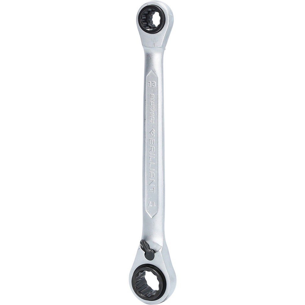 Produktabbildung Nr. 3: BRILLIANT TOOLS 4 in 1, Doppel-Ratschenringschlüssel, 10 x 13, 17 x 19 mm