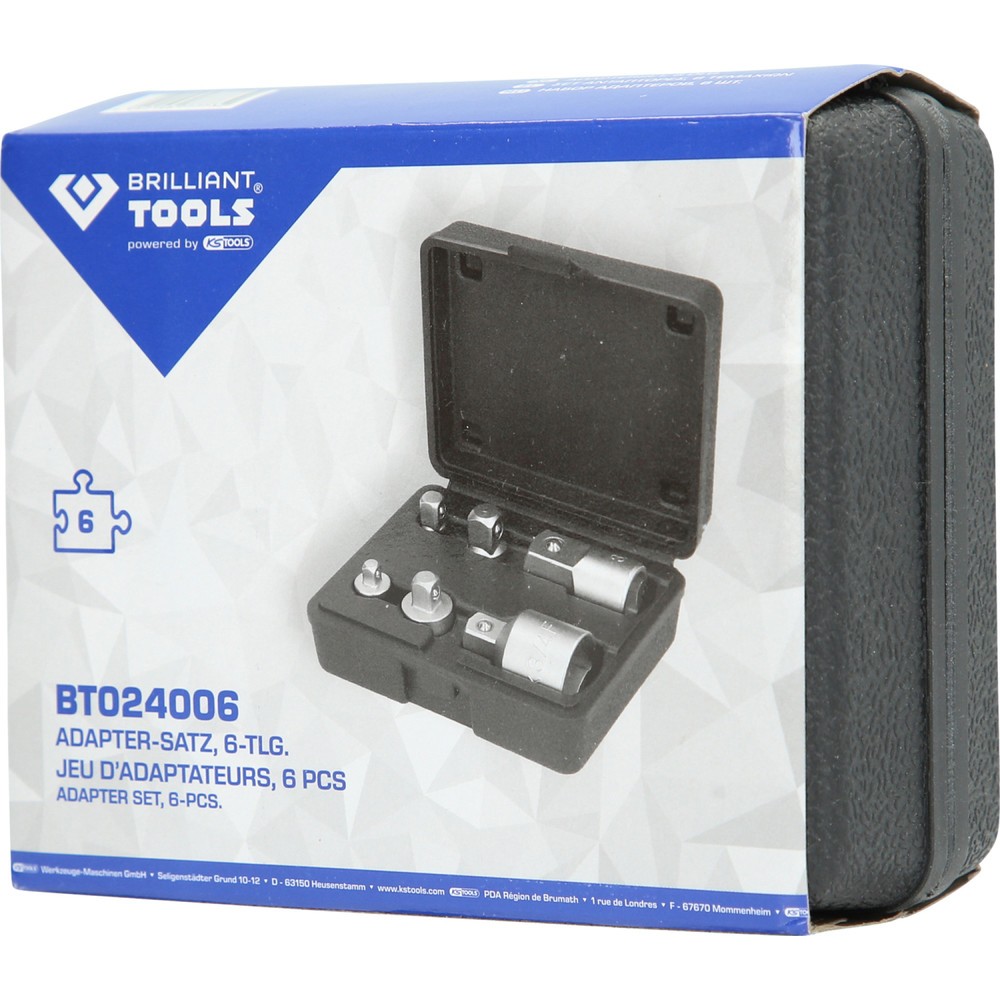 Produktabbildung Nr. 5: BRILLIANT TOOLS Adapter-Satz, 6-tlg