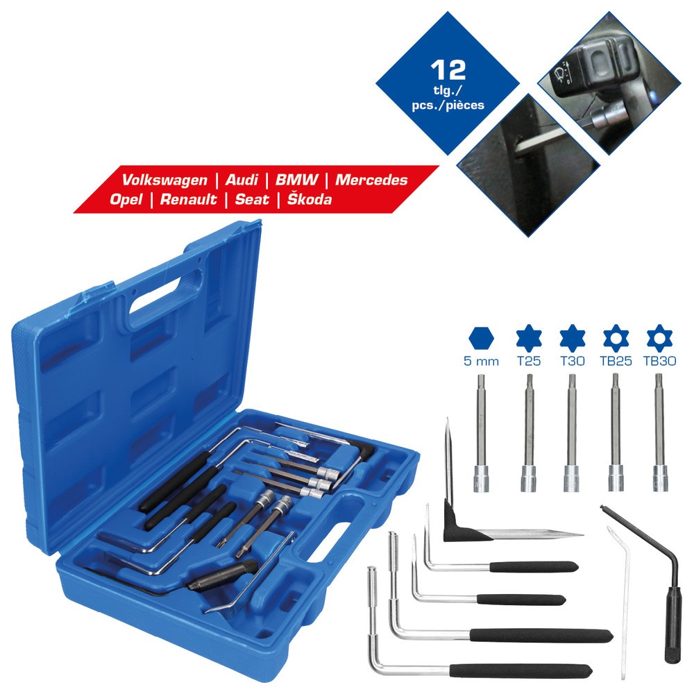 Produktabbildung Nr. 3: BRILLIANT TOOLS Airbag-Demontage-Satz, 12-tlg